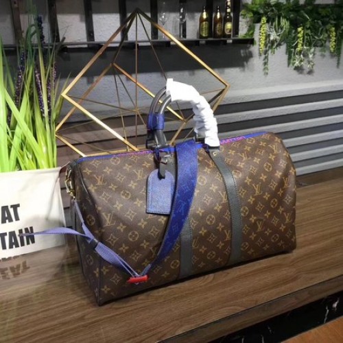 Чанта Louis Vuitton Monogram Macassar Canvas Keepall 45 см каишка 43858