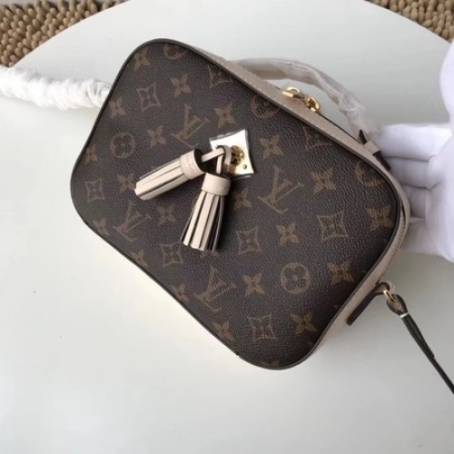 Louis Vuitton Оригинална монограмна платнена чанта SAINTINGE M43559 кремава