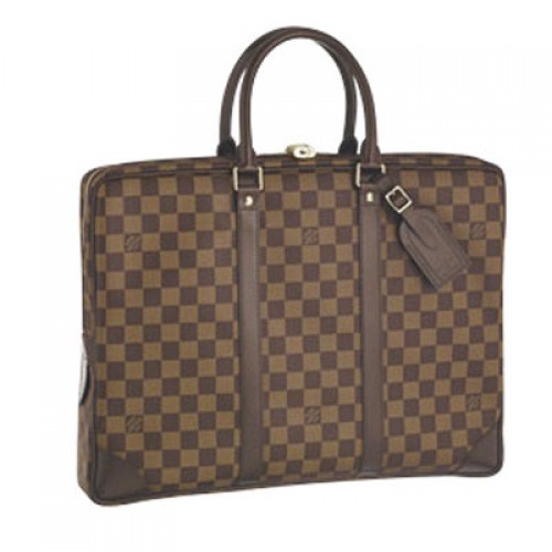 Поставка за пътни документи Louis Vuitton Damier Ebene Canvas PM N41124