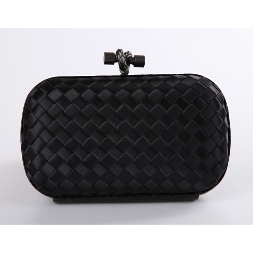 Чанта Bottega Veneta Nero от сатен 113085 черна