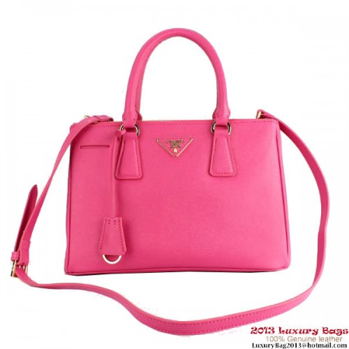 Чанта Prada Saffiano Tote 1801, цвят праскова, 2013