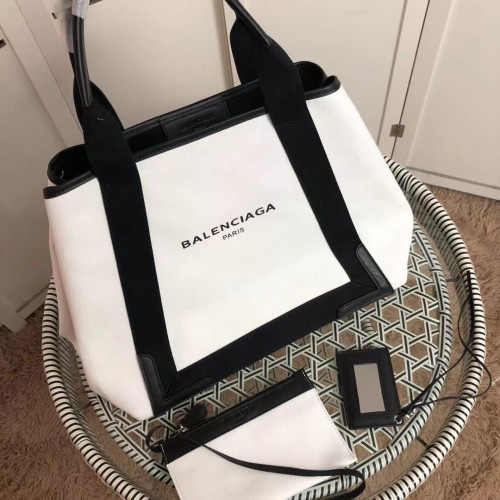 Чанта Balenciaga Canvas B8989 бяла