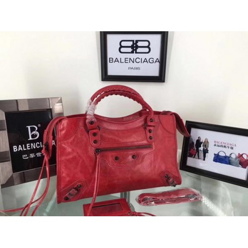 Чанти Balenciaga Classic City B084332 Червени