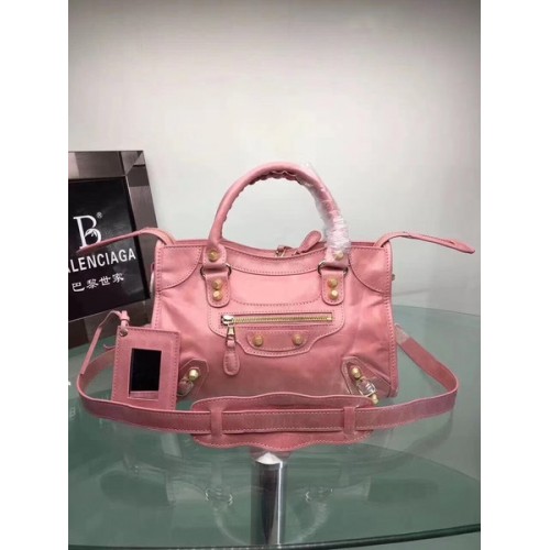 Чанта Balenciaga Giant City Gold Pinks 084333 Розова