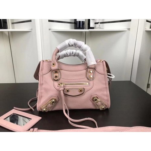 Чанта Balenciaga Giant City Gold Pink B084336