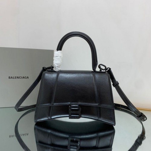 Чанта Balenciaga HOURGLASS с малка горна дръжка 592834 черна