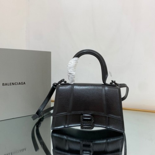 Чанта Balenciaga HOURGLASS с малка горна дръжка 59353 черна