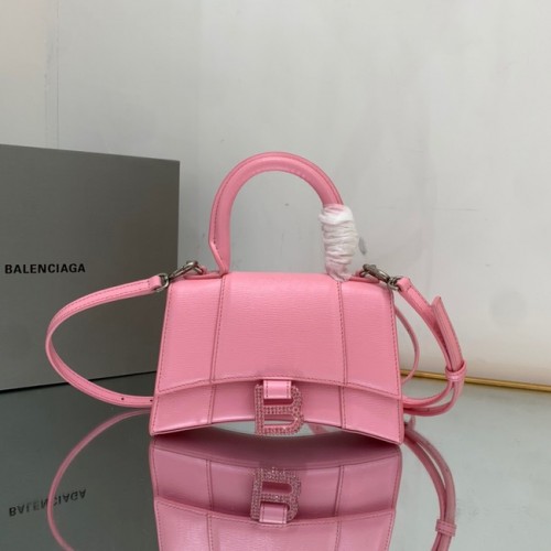 Чанта Balenciaga HOURGLASS с малка горна дръжка 59353 розова