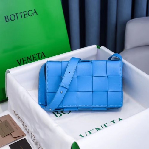 Чанта тип касета Bottega Veneta 578004 синя