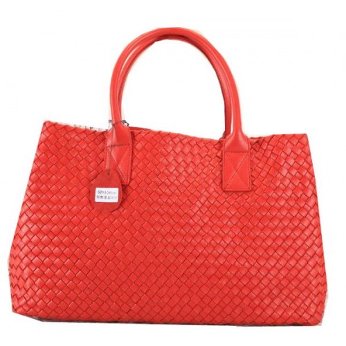 Средни чанти Bottega Veneta Cabat BV5211 Червени