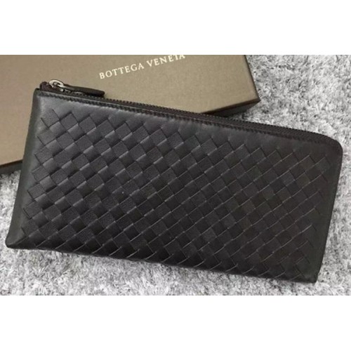Кожен клъч Bottega Veneta Intrecciato BV144077 Кафяв