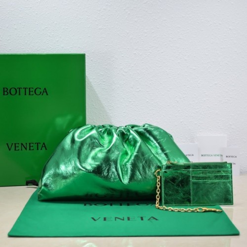 Кожен клъч Bottega Veneta 576227 Папагал