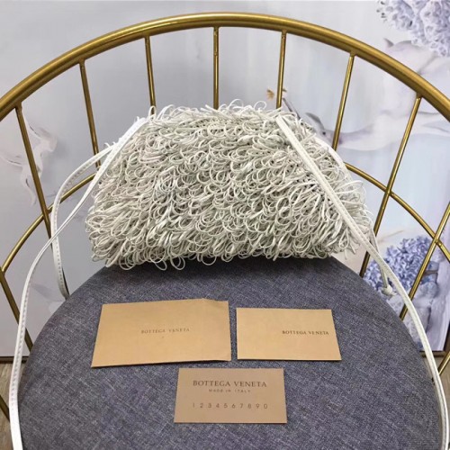 Чанта за рамо Bottega Veneta 576227 бяла