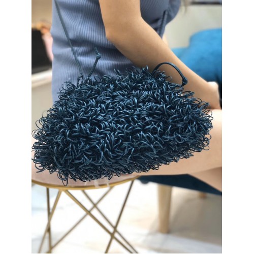 Чанта за рамо Bottega Veneta 576227 синя