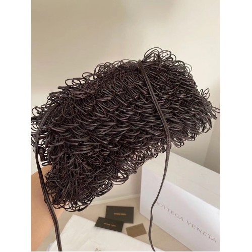 Чанта за рамо Bottega Veneta 576227 тъмнокафява