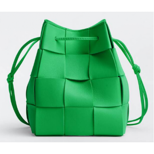 Малка чанта тип „касетна кофа“ Bottega Veneta 680218 Папагал