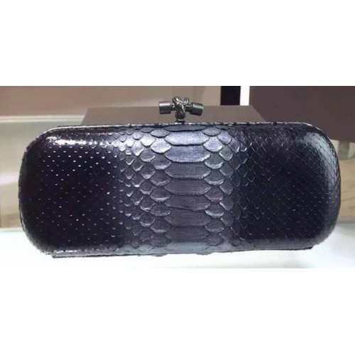 Кожен клъч Bottega Veneta със змийски мотив 8651H