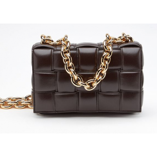 Bottega Veneta THE CHAIN CASSETTE Експресна доставка 631421 Шоколадови бонбони