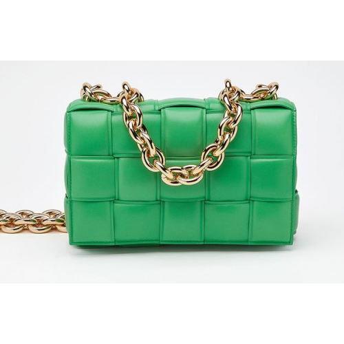 Bottega Veneta THE CHAIN CASSETTE Expedited Delivery 631421 зелен