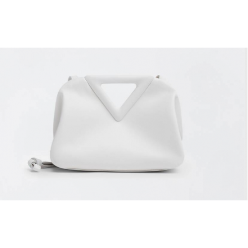 Чанта с горна дръжка Bottega Veneta 658476, цвят „Креда“