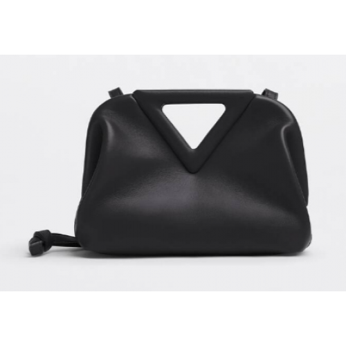 Чанта с горна дръжка Bottega Veneta 658476 NERO
