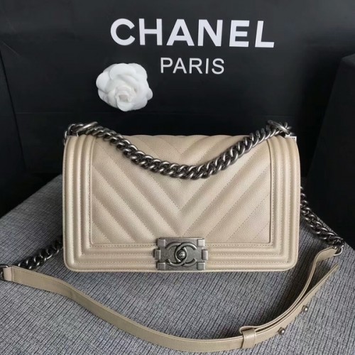 Момчешки часовник Chanel Original Chevron Leather 67086 Camel