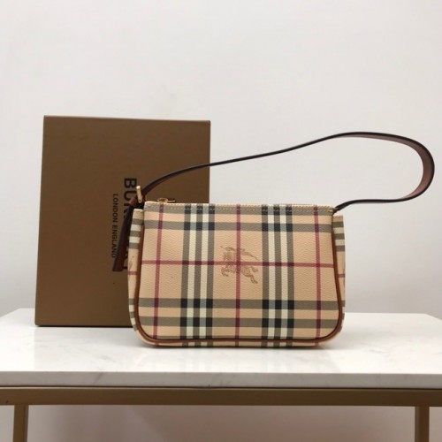 Кожена чанта за рамо BurBerry 80112 кафява