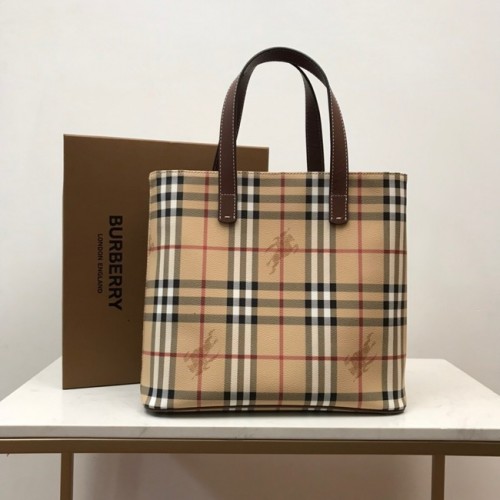 Кожена чанта за през рамо BurBerry 80117, цвят пшеница