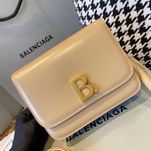 Кожена чанта за през рамо BurBerry 80195 цвят кайсия