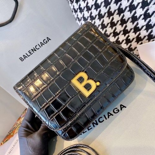 Кожена чанта за рамо BurBerry 80195 черна
