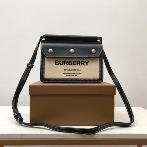 Чанта за рамо BurBerry 80146 черна