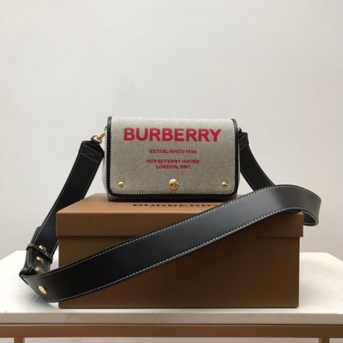 Чанта за рамо BurBerry 80266 черно-червено