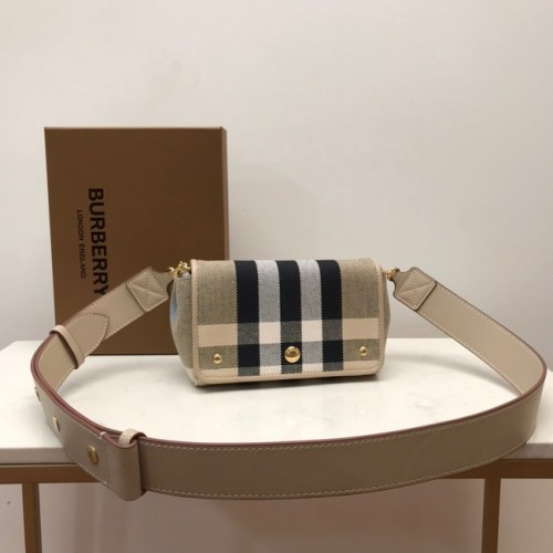 Чанта за през рамо BurBerry 80267 цвят кайсия