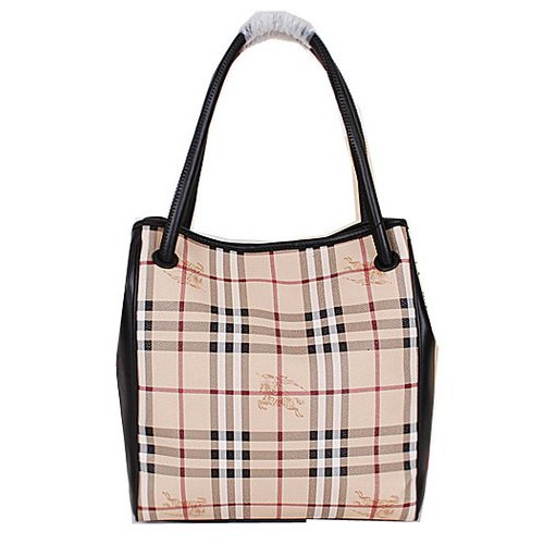 Малка чанта BurBerry Haymarket Check 38825571 Черна