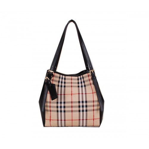 Малка чанта BurBerry Haymarket Check B3711 Черна