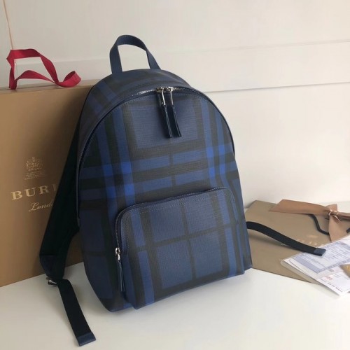 Голяма раница Burberry от плат BU41003 синя