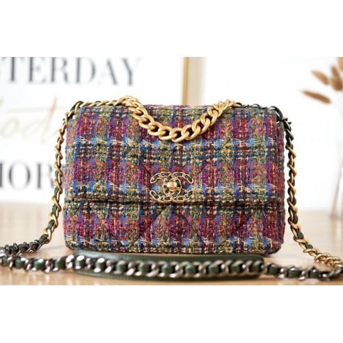 Чанта Chanel 19 AS1160&AS1161 розова