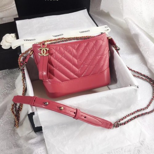 CHANEL GABRIELLE Оригинална малка чанта Hobo A91810 Розова