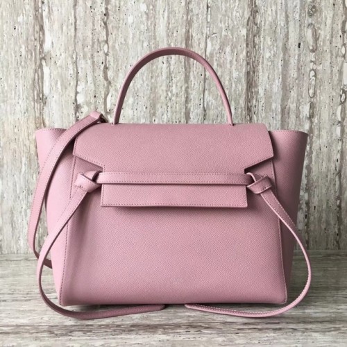 Чанта Celine Belt Original Leather Tote Bag A98311 розова