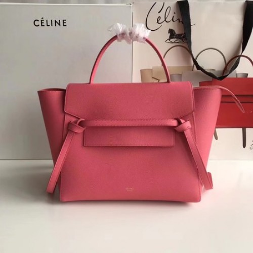 Чанта Celine за колан от оригинална кожа CL3349 розова
