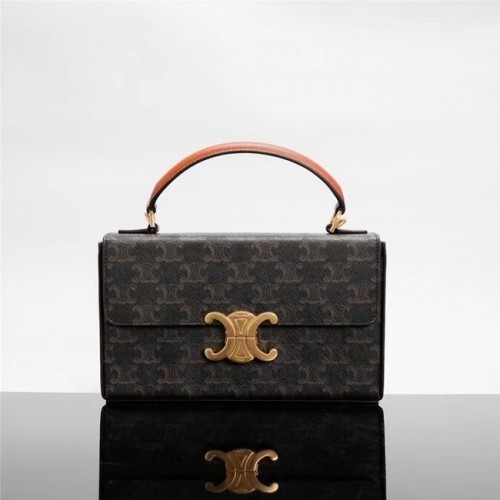 Celine CABAS VERTICAL IN TRIOMPHE CANVAS 199992 черно