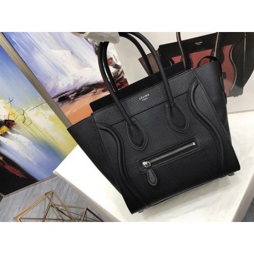 Чанта Celine Luggage Micro Tote от оригинална кожа CLY33081M черна