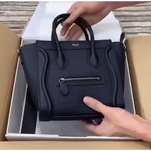Чанта Celine Luggage Original Leather Mini Tote 88022 Черна