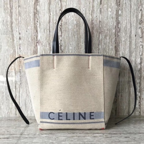 Чанта Celine MADE IN TOTE ОТ ТЕКСТИЛ 2206 синя