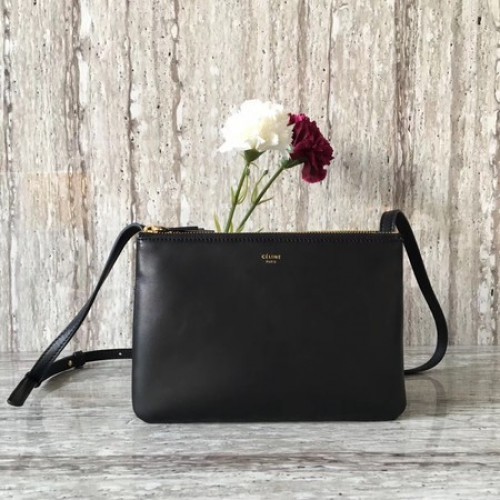 Чанта Celine mini Trio Crossbody C55420 Черна