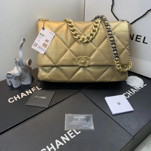 Чанта Chanel 19 с капак AS1161 златна