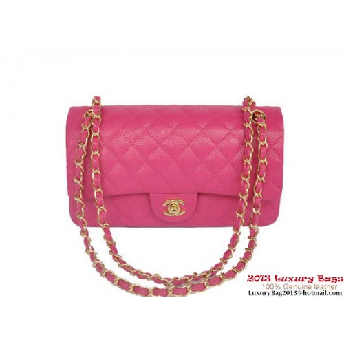 Чанта Chanel 2.55 Series Classic Flap 1112 Rose Cannage Gold