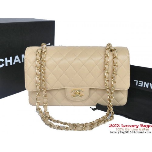 Чанта с капак Chanel 2.55 Series Original Caviar Leather A1112 Apricot