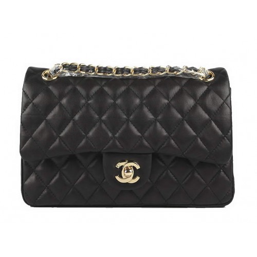Чанта Chanel 2.55 Series Original Leather Flap A01112 Black Gold