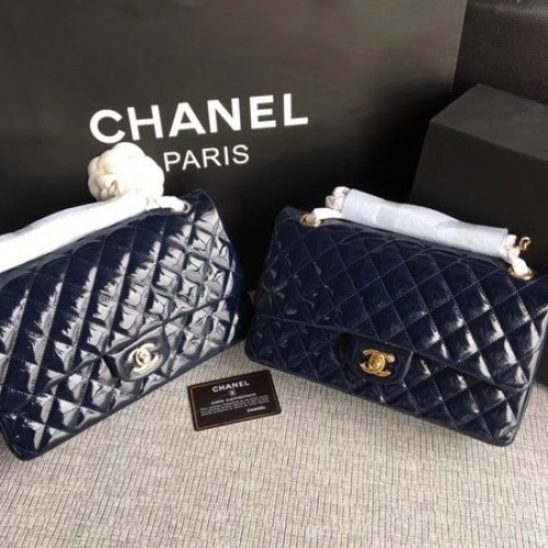 Чанти Chanel 2.55 Series Flap, оригинални, кожени, A1112, кралски цвят